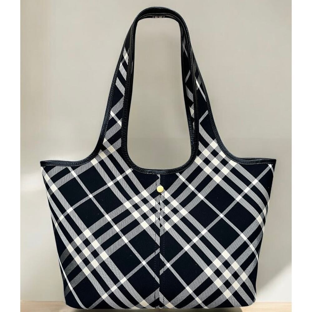 Burberry Small Check Tote Bag - Picture 3 of 16